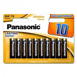 Panasonic Sada alkalických batérií AA LR6APB/10BW, 10 ks