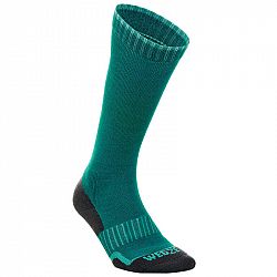 WEDZE Lyžiarske Ponožky 100 Zelené